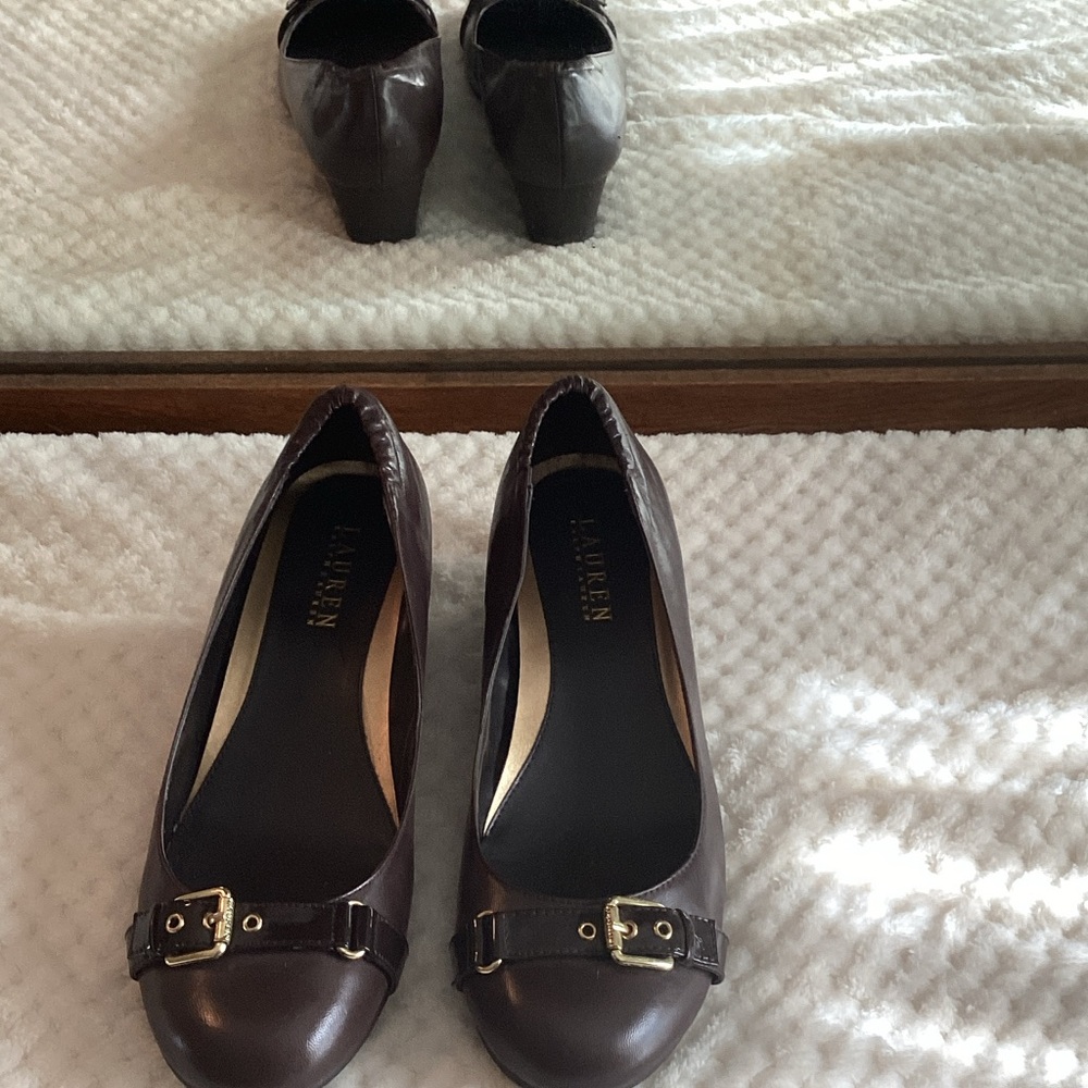 Ralph Lauren Dark Brown Women's Flats